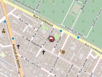 Carte de Uni Services Affaires à Paris