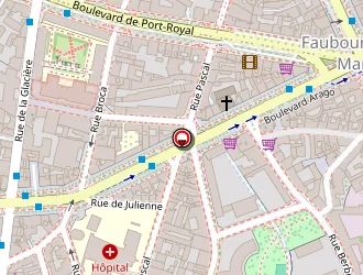 Carte de Broca Distribution à Paris