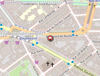 Carte de Les Zygomates à Paris