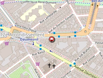 Carte de Senghor Bruno à Paris