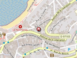 Carte de Cordonnerie Du Centre à Granville