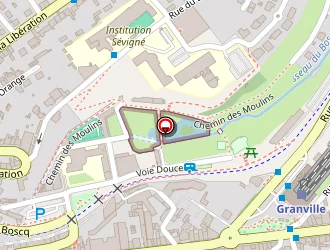 Carte de Espace Coiff' à Granville