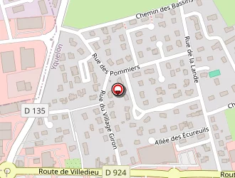 Carte de Aldi Marché à Yquelon