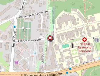 Carte de Forest Hill à Marnes-la-coquette