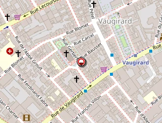 Carte de Crêche Du Quartier Saint Lambert à Paris