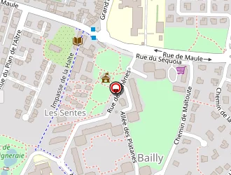 Carte de Jardins De Gally à Bailly