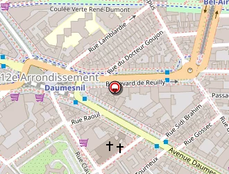 Carte de Piccola Italia à Paris