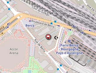 Carte de Ibis Styles Paris Bercy à Paris