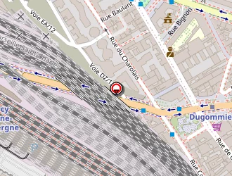 Carte de Garage Bercy Minute à Paris