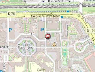 Carte de Romoubat Services à Noisy-le-grand