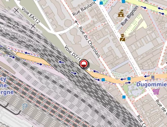 Carte de Golden Tulip à Paris