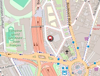 Carte de Murat 105 à Paris