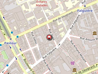 Carte de Krakowski à Paris