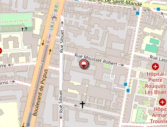 Carte de Anthony's Studio à Paris