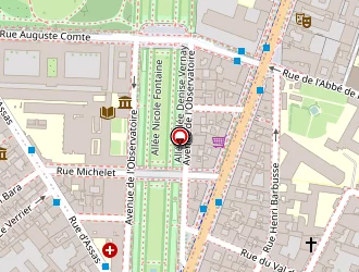 Carte de Hôtel Beauvoir à Paris