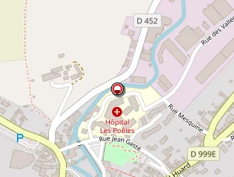 Carte de Auto-école Bourdin à Villedieu-les-poêles