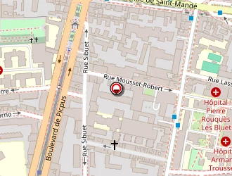 Carte de Adex Conseil à Paris