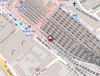 Carte de Omega Bat à Paris