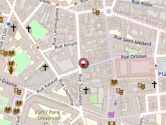 Carte de Synagogue à Paris