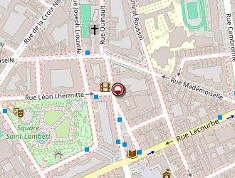 Carte de Tribunal D'instance De Paris à Paris