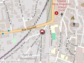 Carte de Institution Saint Pie X à Saint-cloud