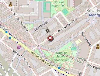 Carte de Gymnase Reuilly à Paris