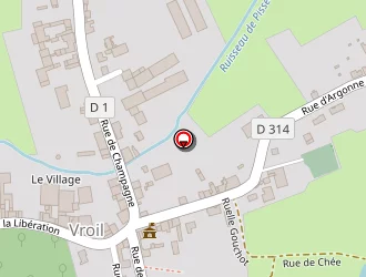 Carte de Chretien Bernard à Vroil