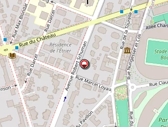 Carte de Parc Des Princes à Paris