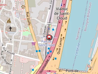 Carte de Les Menus Plaisirs à Saint-cloud