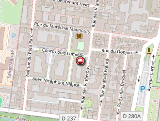 Carte de Urgenceserrurier.com à Paris