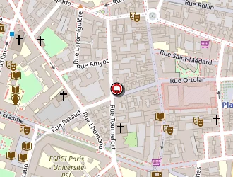 Carte de Maison Fraternelle à Paris