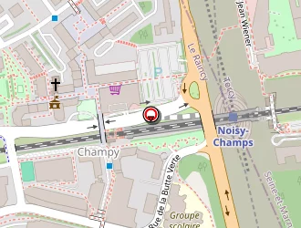 Carte de Centrex à Noisy-le-grand