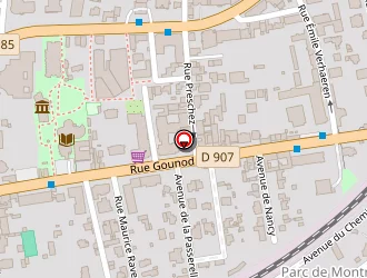 Carte de Gaza Nicanor à Saint-cloud