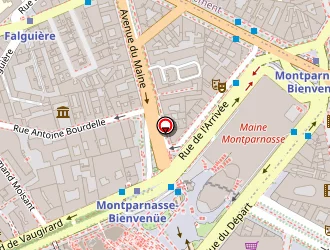 Carte de Musée Bourdelle à Paris