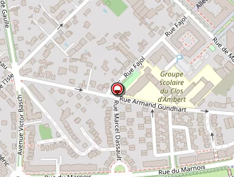Carte de Ecole Primaire Clos D'ambert à Noisy-le-grand