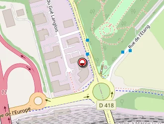 Carte de Cibétanche à Reims