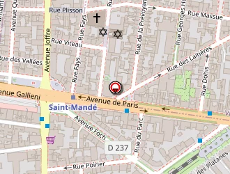 Carte de Lallement Thierry à Saint-mandé