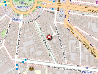 Carte de Le Votre à Paris