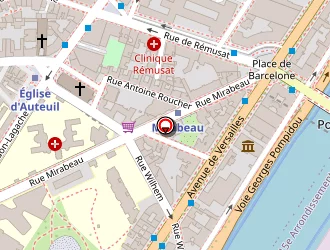 Carte de Point P à Paris