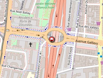 Carte de Mpr International à Saint-mandé