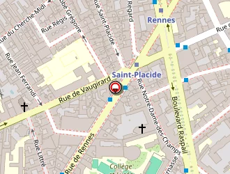 Carte de Square Ozanam à Paris