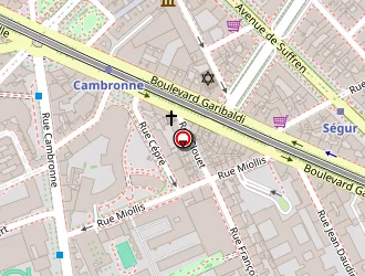 Carte de Bijouterie Lecourbe à Paris