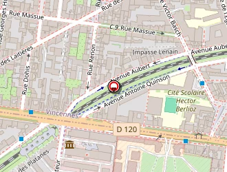 Carte de I.g.n (institut Géographique National) à Saint-mandé