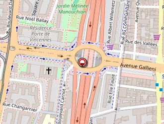 Carte de I.s.b Conseil à Saint-mandé