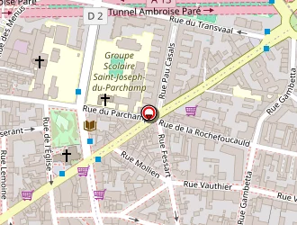 Carte de Authentic Pilates Studio à Boulogne-billancourt