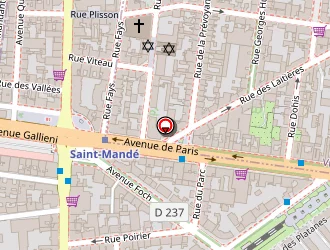 Carte de Neveu Philippe à Saint-mandé