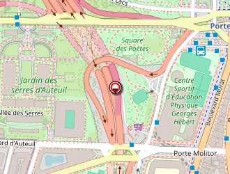 Carte de Auto Ecole Du Centre à Paris