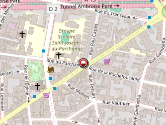 Carte de Dé à Coudre à Boulogne-billancourt