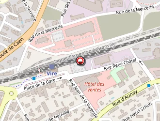 Carte de Taffetas à Vire