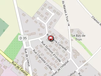 Carte de A L'angle Fleuri à Trun